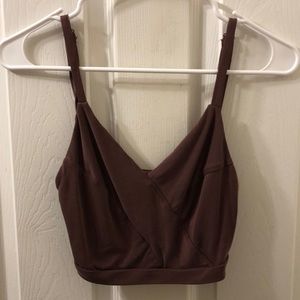 Two piece crop top and skort set